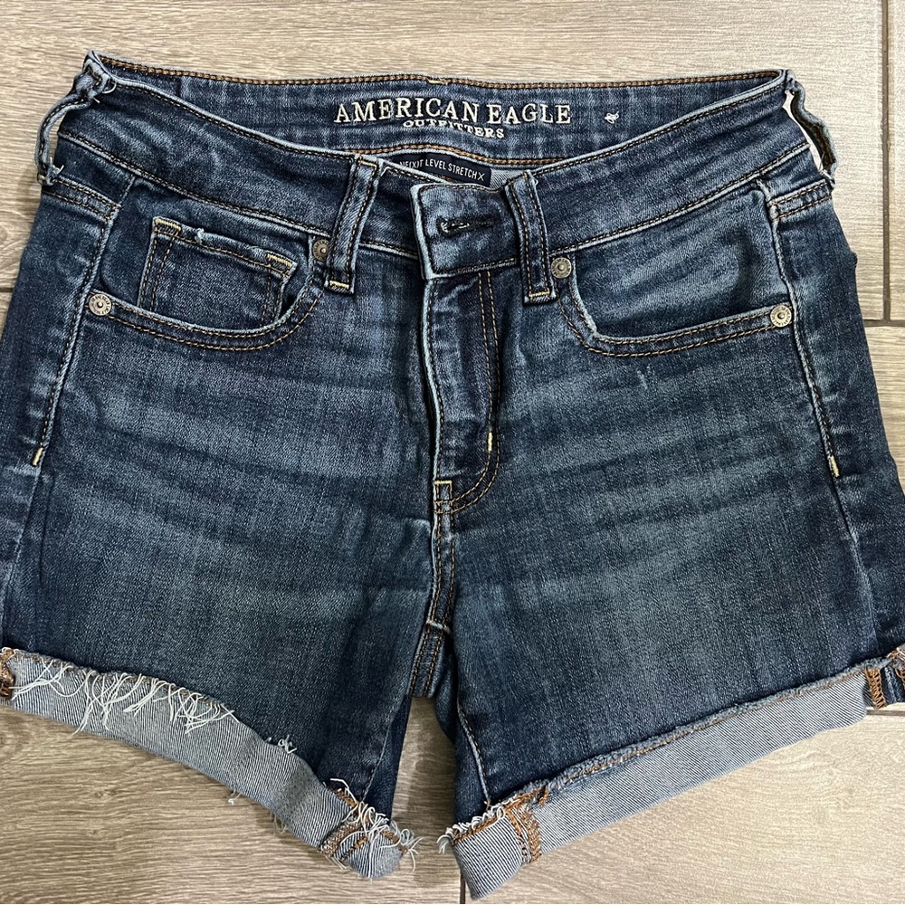 American Eagle Outfitters Dark Wash Jean Shorts